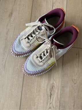 Chloe Multicolor Women's Lace-Up Sneakers